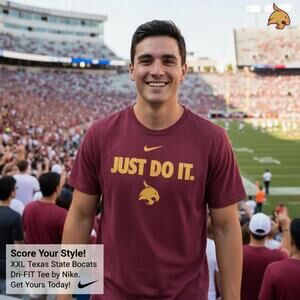 Nike Texas State Bobcats Dri-FIT Men's T-Shirt XXL